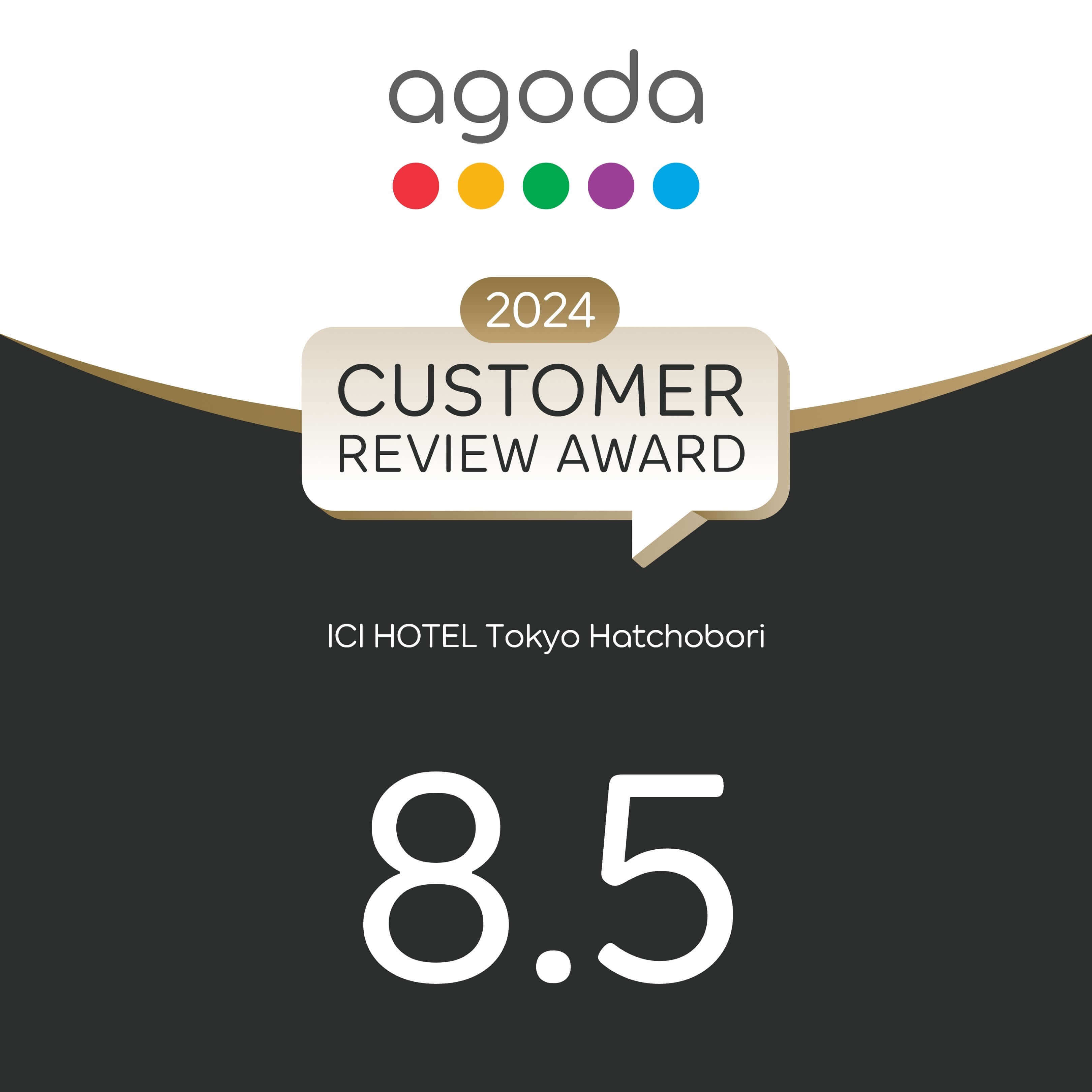 agoda 2024 CUSTOMER REVIEW AWARD